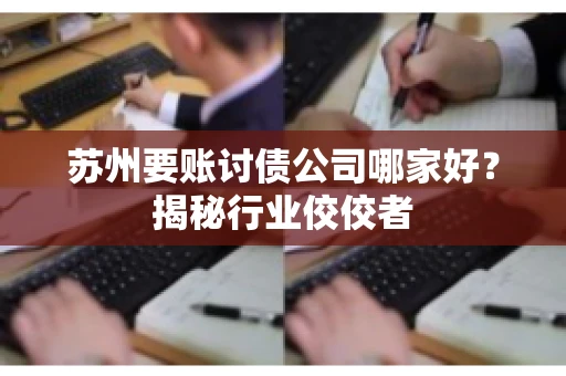 苏州要账讨债公司哪家好？揭秘行业佼佼者