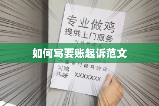 如何写要账起诉范文