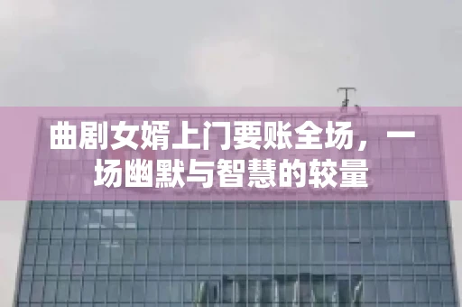 曲剧女婿上门要账全场，一场幽默与智慧的较量