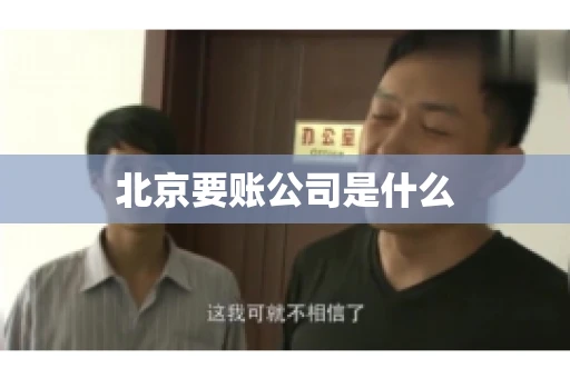 北京要账公司是什么