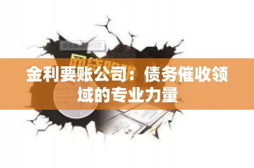 金利要账公司：债务催收领域的专业力量
