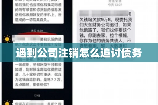 遇到公司注销怎么追讨债务