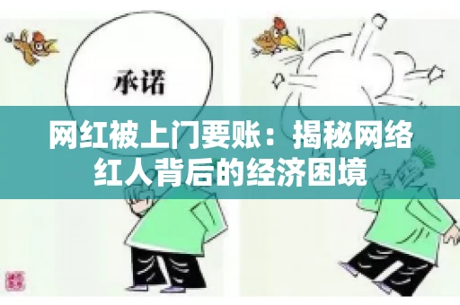 网红被上门要账：揭秘网络红人背后的经济困境