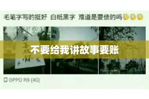 不要给我讲故事要账