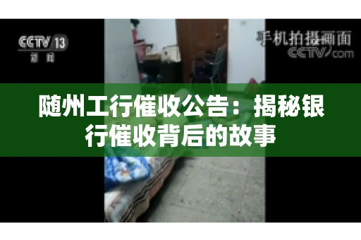 随州工行催收公告：揭秘银行催收背后的故事
